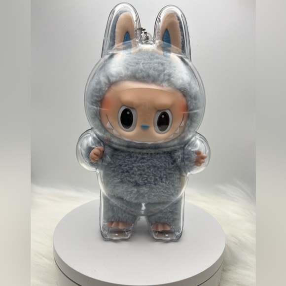 New Labubu V1 Transparent Protective Case I Exciting Macaron - Picture 2 of 9